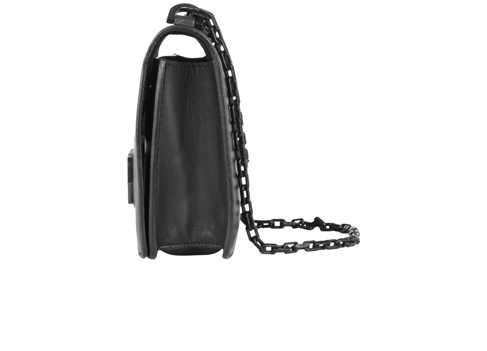 Dior J'Adior Flap Bag, &pound;595, Handbags, Black, Leather, Bottom view